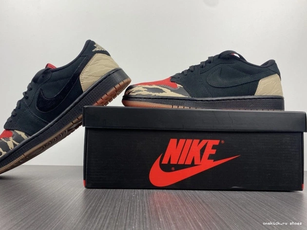 Rep SoleFly Carnivore Jordan 1 x Low Air DN3400-001 0822